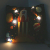 Temerity Jones Light-Up LED Rocket Cushion