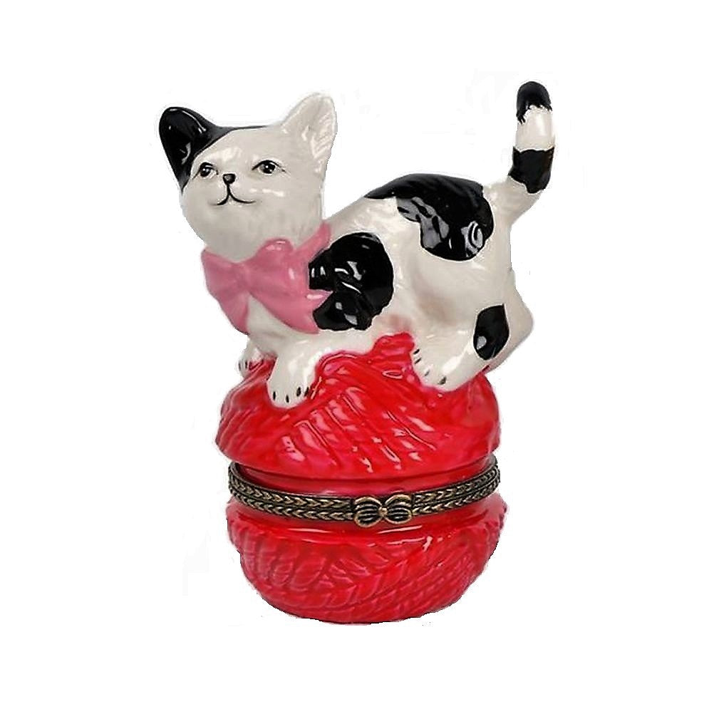 Temerity Jones Kitty on Yarn Trinket Box